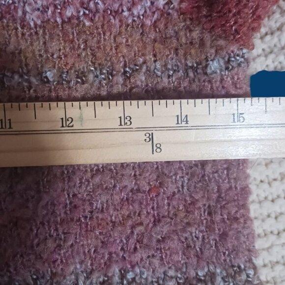 Free People Colorful Striped Cropped Sweater With Cowl Neck Size Small - Picture 4 of 9